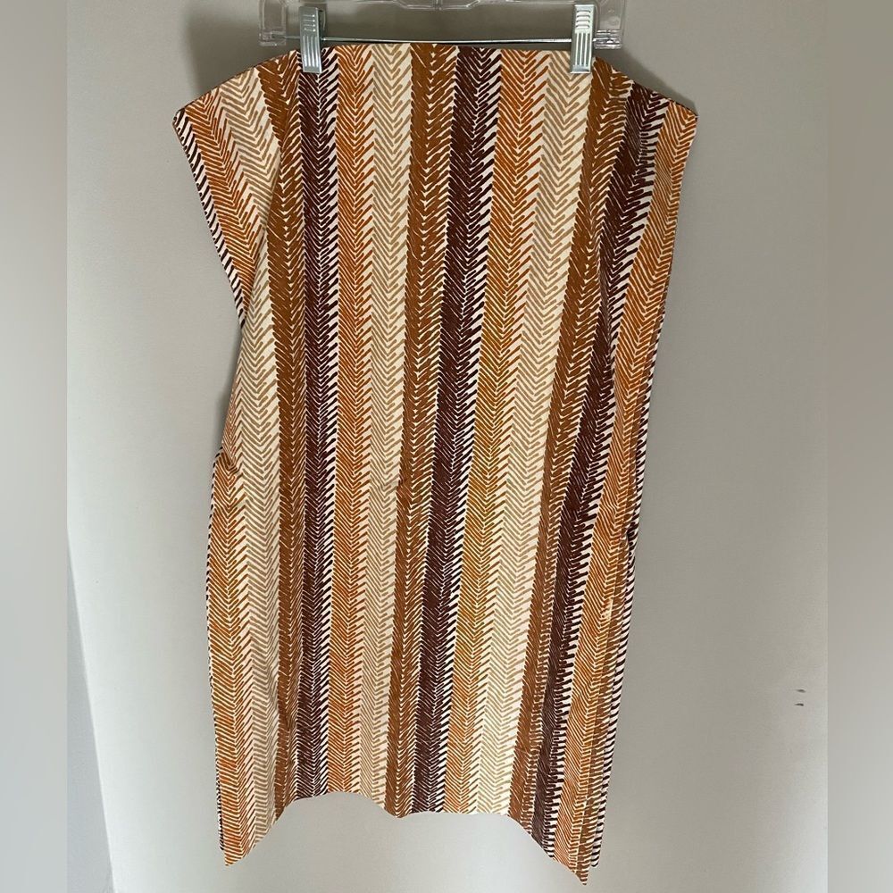 Lady Pepperell Striped Browns and Tans Vintage Pillowcase Set